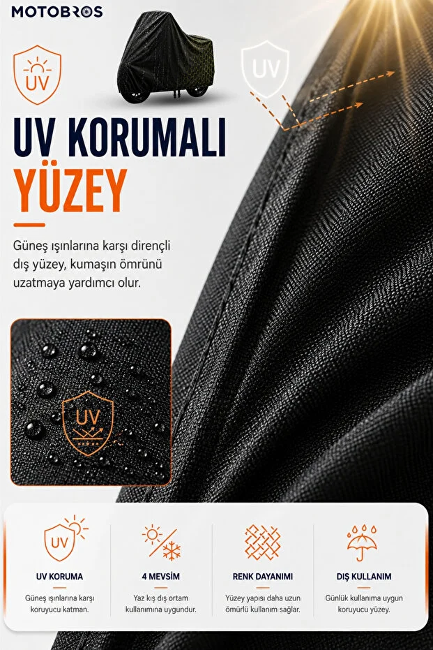 Motosiklet Branda Yamaha Xmax Siyah Su Geçirmez Dayanıklı (EN KALIN) Kumaş Ömürlük Kullanım